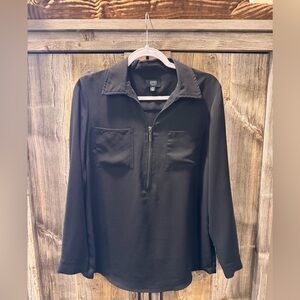 Jones New York Classic Black Blouse